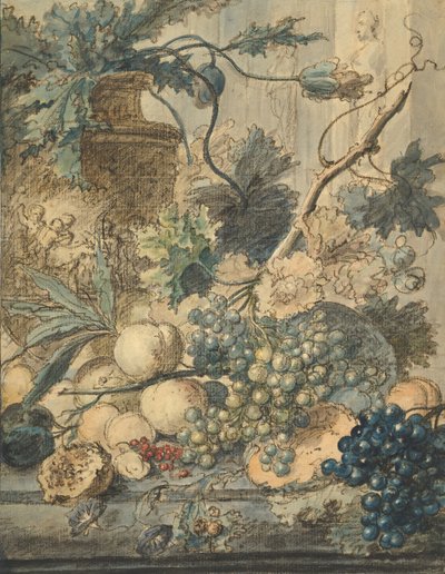 Stilleben med frukt, n.d.. av Jan van Huysum