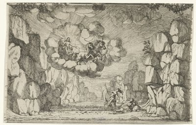 Apollons utseende Designa för scenlandskap (serietitel) av Jan van Ossenbeeck