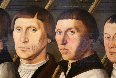 Groep Porträtt av Jerusalem-pilgrimerna av Jan van Scorel