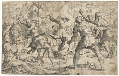 Stening av Stephen av Jan van Scorel