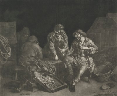 Tric-trac-spelare av Jan van Somer