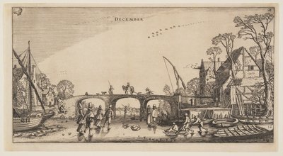 December, från Årets tolv månader av Jan van de Velde II