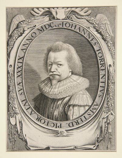 Porträtt av Johannes Torrentius av Jan van de Velde II