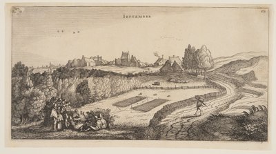 September, från Årets tolv månader av Jan van de Velde II