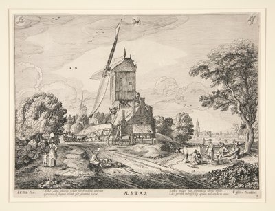 Sommar, från en serie av de fyra årstiderna av Jan van de Velde II