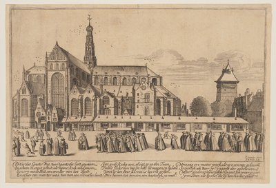 Sankt Bavos kyrka i Haarlem av Jan van de Velde II
