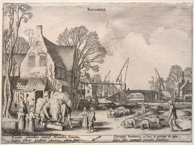 De tolv månaderna: november av Jan van de Velde II