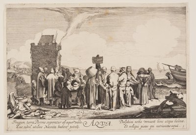 Vatten, från De fyra elementen av Jan van de Velde II
