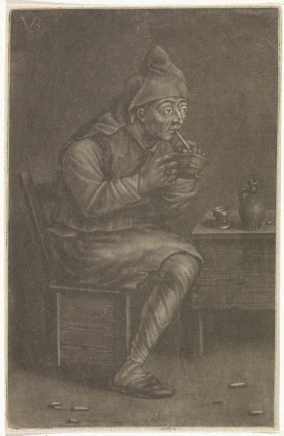 Man tänder sin pipa av Jan van der Bruggen