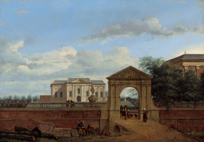 En arkitekturfantasi av Jan van der Heyden