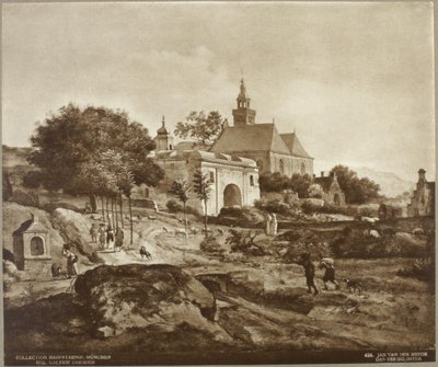 Holländska: Klostret i landskapet Klostret i landskapet av Jan van der Heyden