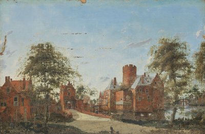 Slottet Loenersloot vid Angstel av Jan van der Heyden