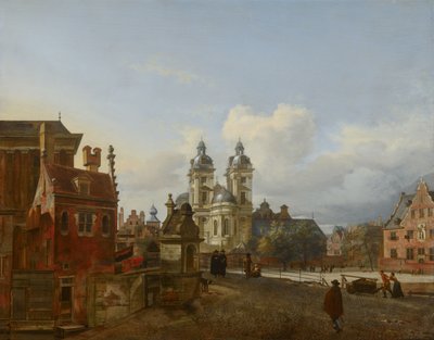 Andreaskyrkan i Düsseldorf av Jan van der Heyden