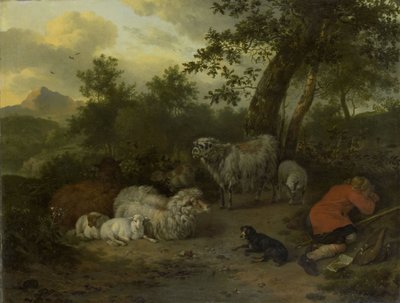 Den sovande herden av Jan van der Meer (II)
