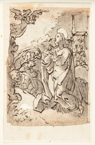 Kval i trädgården av Jan van der Straet, called Stradanus
