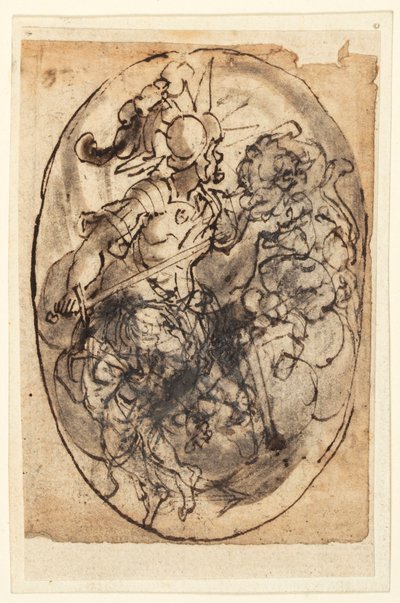 Design för en Cameo av Jan van der Straet, called Stradanus
