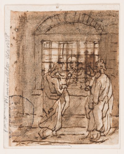 St Peter i fängelse av Jan van der Straet, called Stradanus