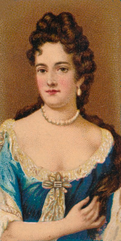 Queen Mary II 1662-1694, gemensam suverän över England, Skottland och Irland, 1912 av Jan van der Vaart