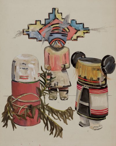 Kachina docka av Jane Iverson