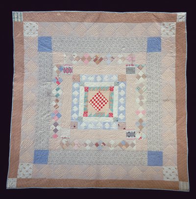 Lapptäcke, ca 1860 (textil) av Jane Pizar