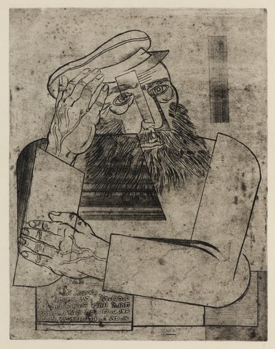 Ein Jude, ca 1926 (etsning) av Jankel Adler