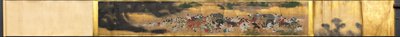 Människor som flyr från en eld av Japan, Edo period