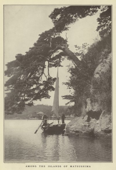 Bland öarna i Matsushima av Japanese Photographer