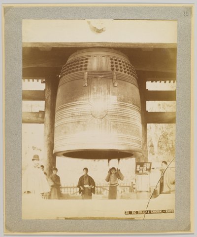 Big Bell i Chionin, Kyoto, Japan (s/v foto) av Japanese Photographer