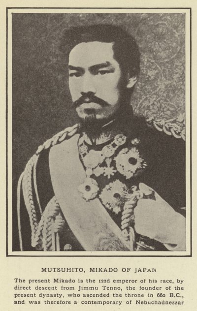 Mutsuhito, Mikado of Japan av Japanese Photographer
