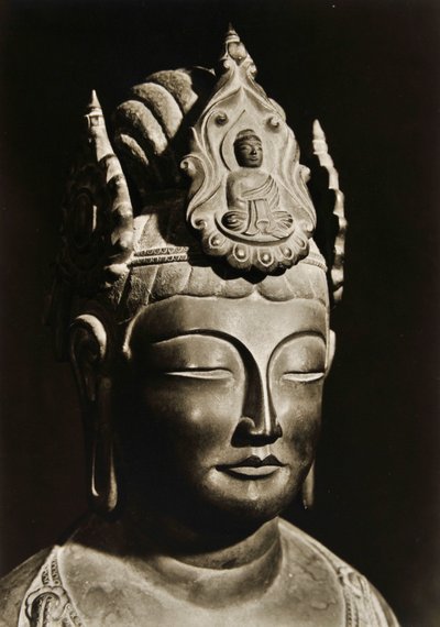 Drömskillnad Kan-on från teair ry för Perio d, på is, för Japan, 1950 av Japanese Photographer
