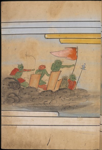 Beväpnade troll, illustration från 