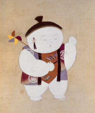 Gosho Ningyo (hovdocka: pojke), sent 19:e
århundradet (färg på siden) av Japanese School