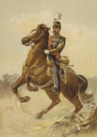 Hans kejserliga majestät kejsaren av Japan (chromolitho) av Japanese School