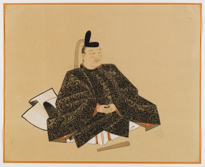 En av Sanjurokkasen, albumblad (bläck på papper) av Japanese School