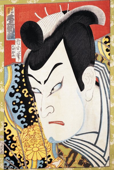 Porträtt av skådespelare av Japanese School