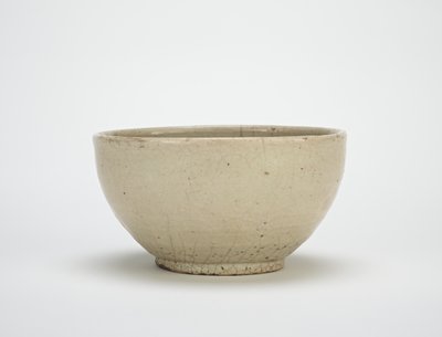 Serveringsskål, eventuellt Hagi-porslin, Serveringsskål (hachi) av Japanese School
