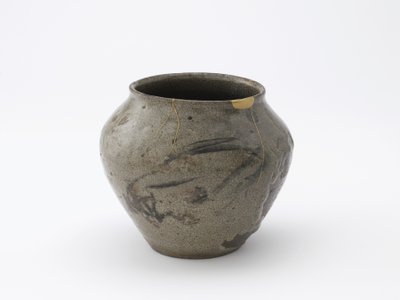 Vattenburk för teceremoni, Saga-prefekturen, Edo-perioden, 1600-1700-talet (keramik) av Japanese School