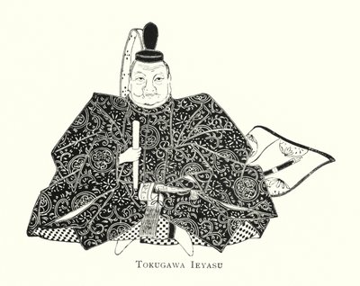 Ieyasu Tokugawa av Japanese School