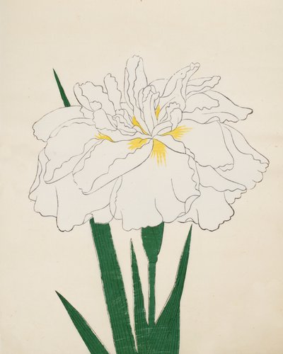 Ujaku-No Nagisa. 61, 1890 av Japanese School