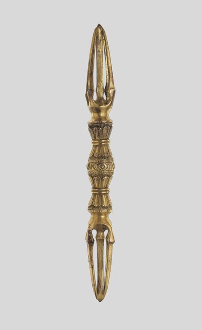 Vajra (förgyllt brons) av Japanese School