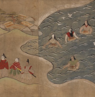 Kvinnor i havet, illustration från 