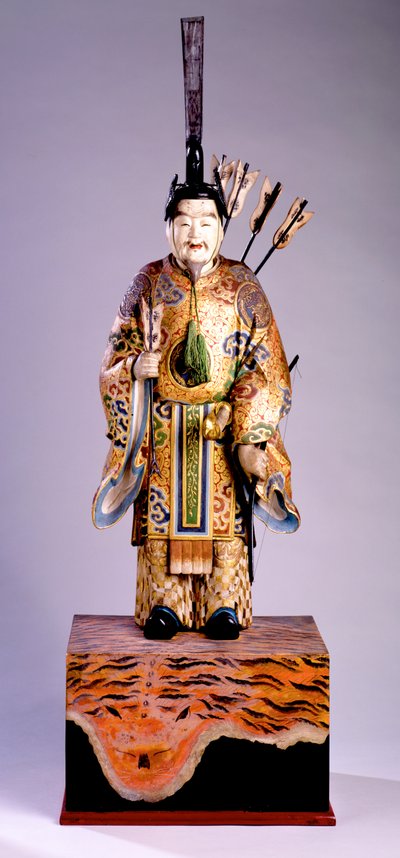 Zuijin (?högerminister?) (trä) av Japanese School