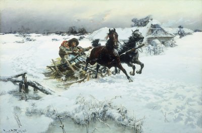 Slädefärden, 1896 av Jaroslav Friedrich Julius Vesin