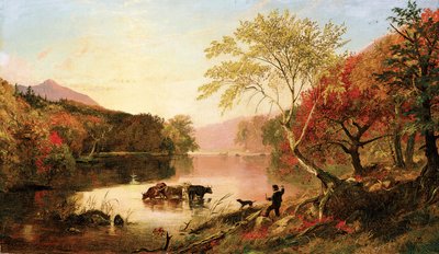 Höst vid Hudsonfloden, ca 1861 (olja på duk) av Jasper Francis Cropsey