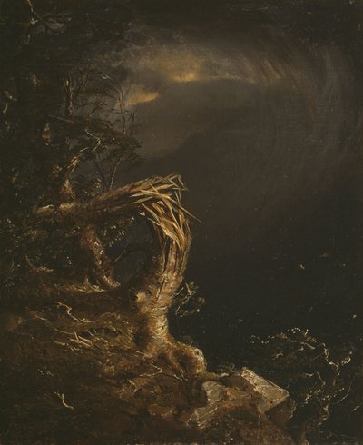 Sprängt träd av Jasper Francis Cropsey