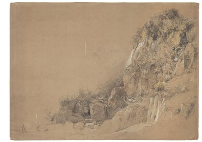 Klippa vid Bonchurch av Jasper Francis Cropsey
