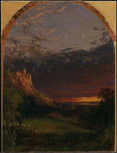 Kväll av Jasper Francis Cropsey