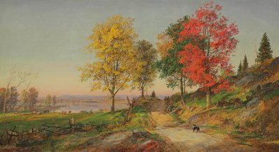 Greenwood Lake av Jasper Francis Cropsey