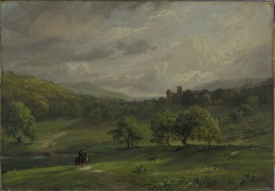 Lulworth Castle av Jasper Francis Cropsey