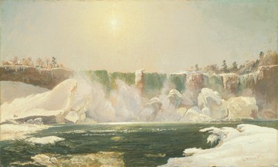 Niagarafallen på vintern, 1868. av Jasper Francis Cropsey